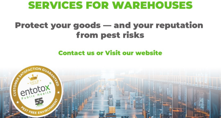 Warehouse safety begins with smart pest management.