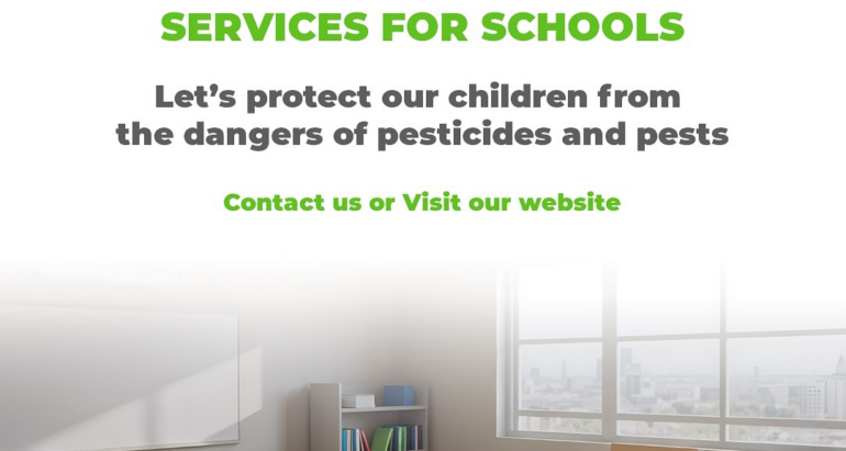 Integrated Pest Management (IPM) program for schools