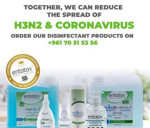 Entotox will help you reduce the spread of H3N2 & Coronavirus